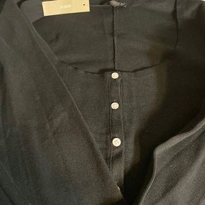 JCrew XL woman’s Black cotton shirt